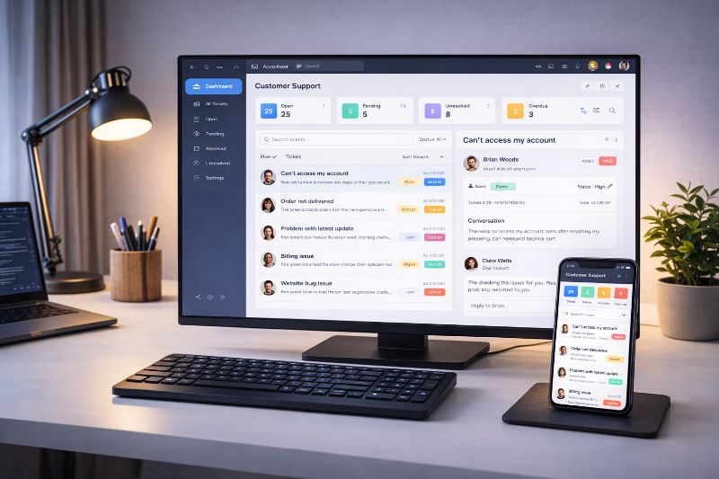 Customer Support Ticketing System